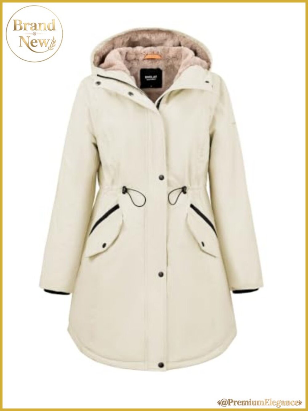Women's Thicken Fleece Lined Parka Winter Coat Hooded Jacket